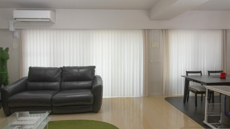 ルーバー全閉時